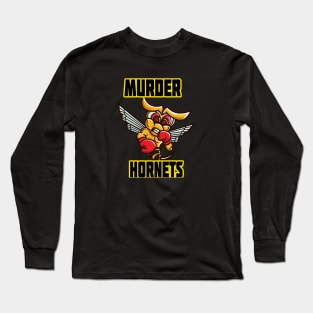 Funny Murder Hornets Tee - 2020 Bee Invasion, Graphic Tee Mens, Womens, Unisex, Wasp Bee's Asian Long Sleeve T-Shirt